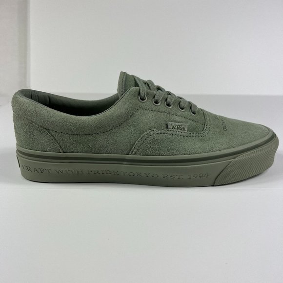 VANS Neighborhood Era 95 DX Shoe Men's Green Seagrass Suede Low Top Sneakers